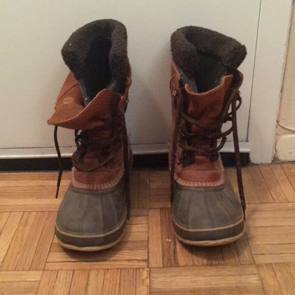 L.L.Bean Snow Boots with Tumbled Leather